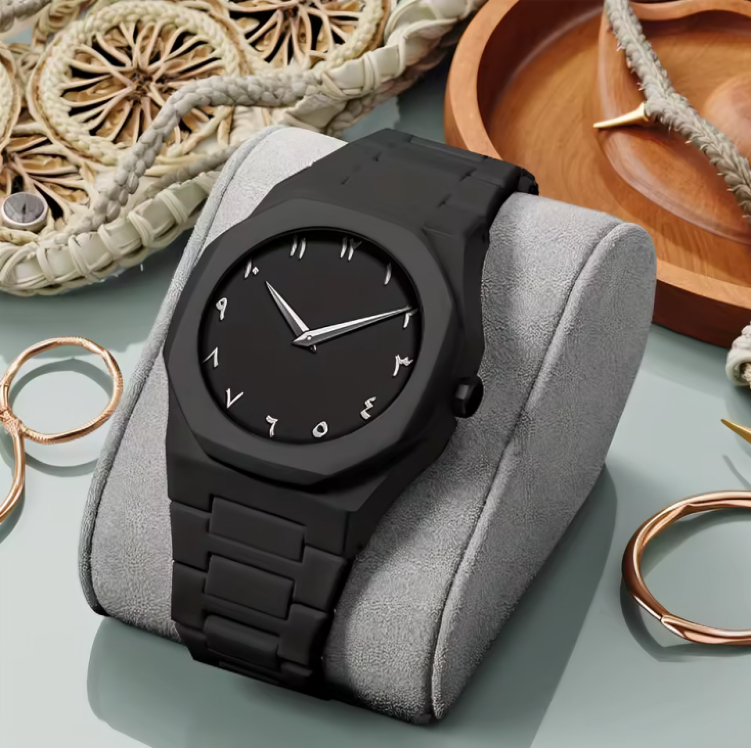 Picture of New Simple and Modern Creative Sports and Leisure Watch Creative Design Waterproof Quartz Movement Energy Watches Gift for Men