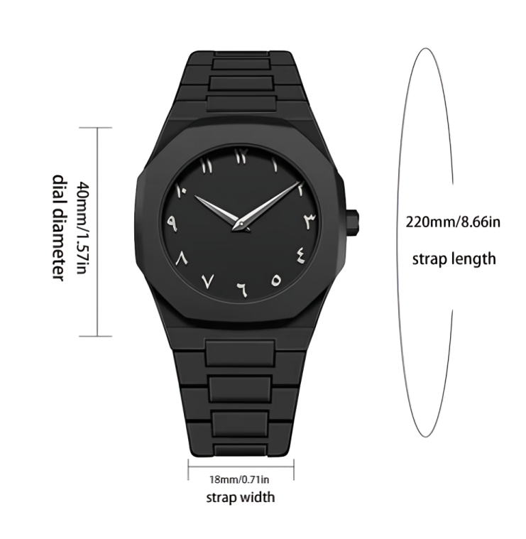 Picture of New Simple and Modern Creative Sports and Leisure Watch Creative Design Waterproof Quartz Movement Energy Watches Gift for Men