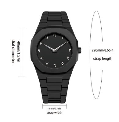 Picture of New Simple and Modern Creative Sports and Leisure Watch Creative Design Waterproof Quartz Movement Energy Watches Gift for Men
