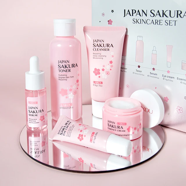 Picture of Laikou Japan Sakura Skincare face pack Set - 207 gm