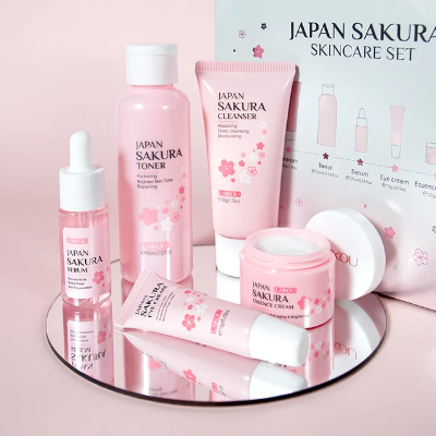 Picture of Laikou Japan Sakura Skincare face pack Set - 207 gm