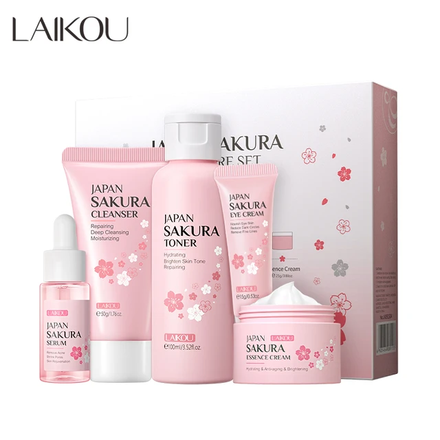 Picture of Laikou Japan Sakura Skincare face pack Set - 207 gm
