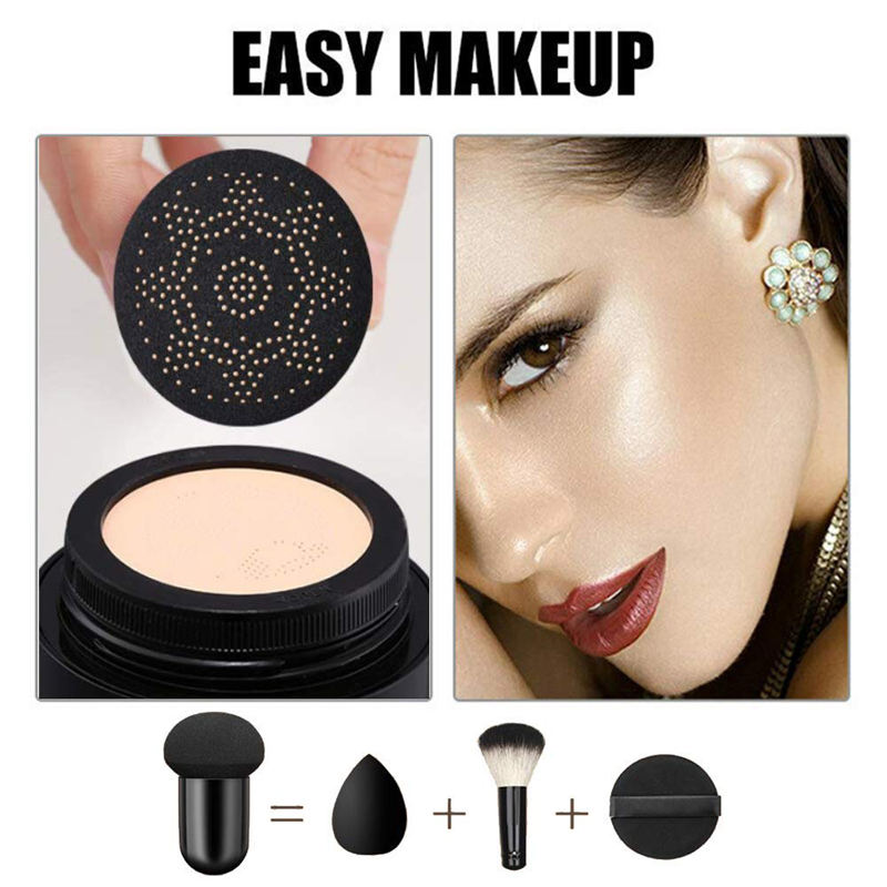 Picture of Mushroom Head Make up Air Cushion Moisturizing Foundation Air-permeable Natural Brightening Makeup CC Cream