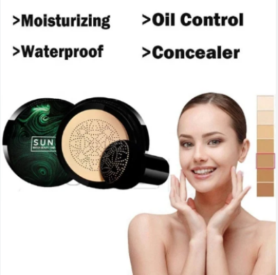 Picture of Mushroom Head Make up Air Cushion Moisturizing Foundation Air-permeable Natural Brightening Makeup CC Cream