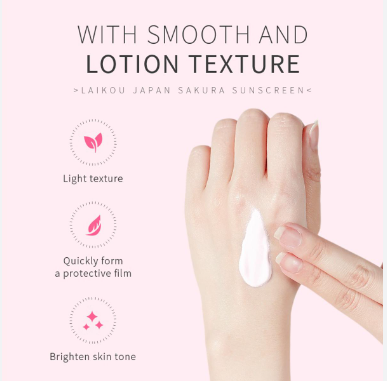 Picture of Laikou Sakura Face Sunscreen SPF50 PA+++ (50g)