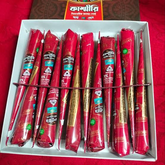 Picture of Kashmiri Fast Colour Cone Mehendi 2 piece