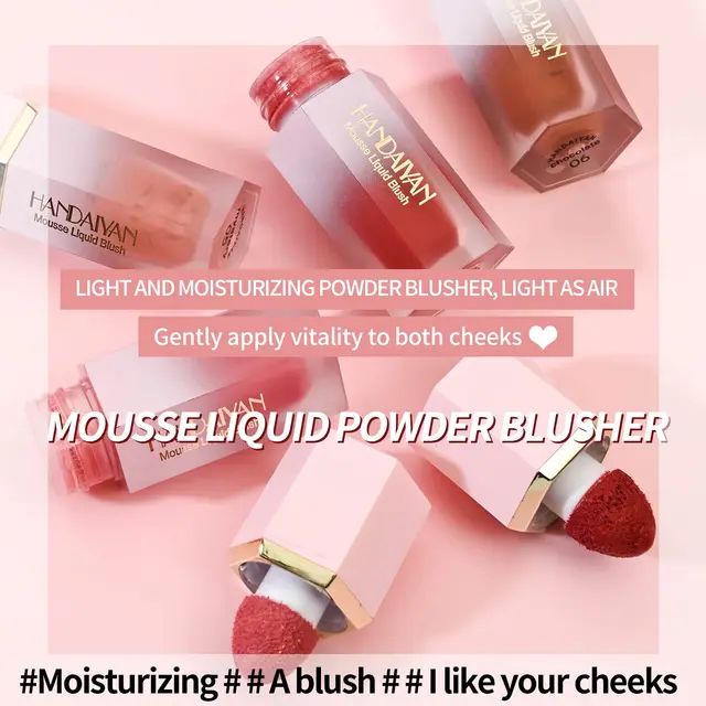 Picture of Beauty Makeup 6 Color Blush Liquid Naturally Brighten Up Skin Color Waterproof Cosmetics