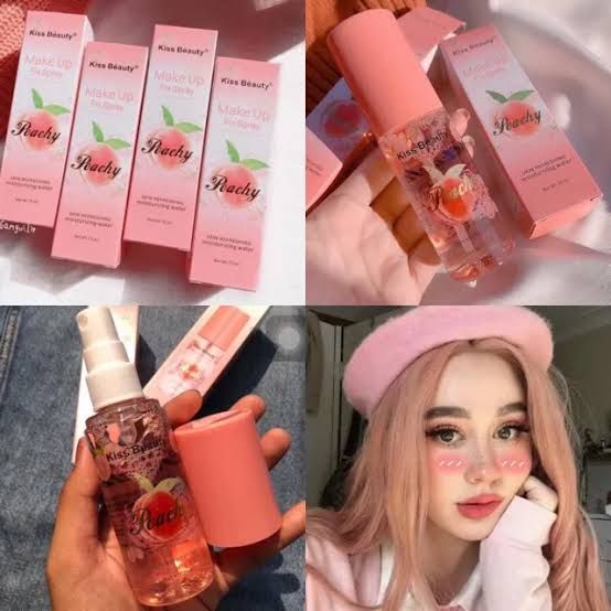 Picture of Kiss Beauty Peachy Makeup Fix Spray