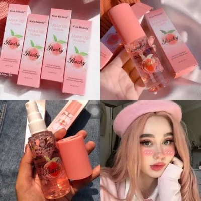 Picture of Kiss Beauty Peachy Makeup Fix Spray