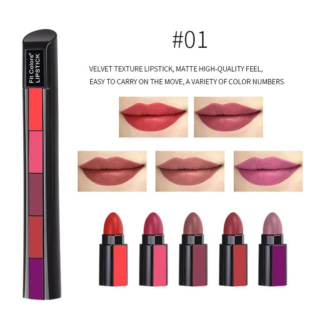 Picture of Romantic May Velvet Matte Lipstick 5 In 1