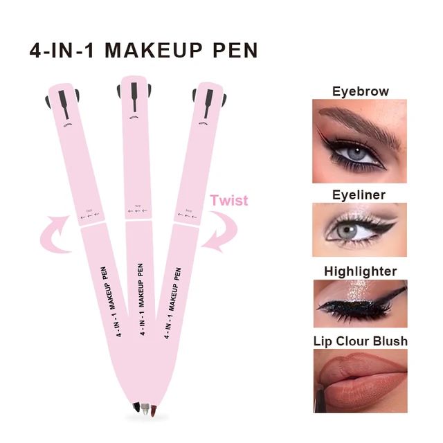 Picture of 4 IN 1 Eyeliner + Brown Liner + Lip Liner + Highlighter