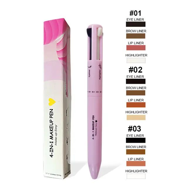 Picture of 4 IN 1 Eyeliner + Brown Liner + Lip Liner + Highlighter