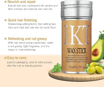 Picture of IKT Hair Wax Stick For setting and controling Hair 75gm