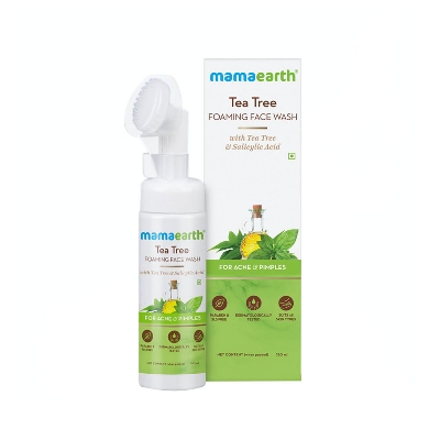 Picture of Mamaearth Tea Tree Foaming Face Wash with Tea Tree and Salicylic Acid for Acne and Pimples (150ml)