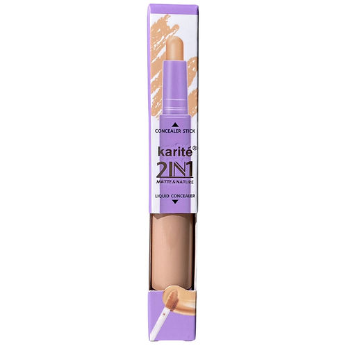 Picture of Karite 2 IN 1 Matte & Nature Liquid Concealer And Concealer Stick