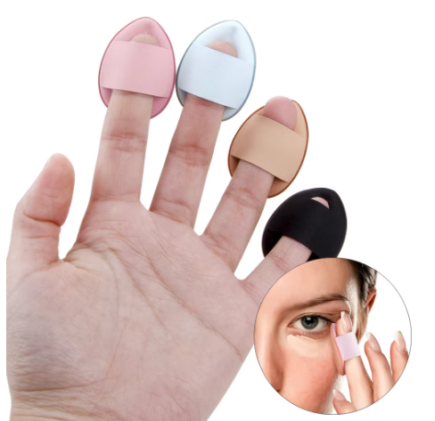 Picture of 10pcs Mini Finger Powder Puff