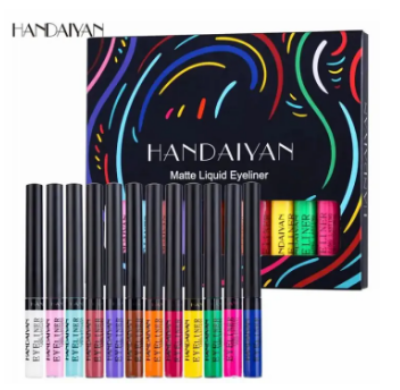Picture of HANDAIYAN 12 Colors Matte Eyeliner Long-Lasting Waterproof