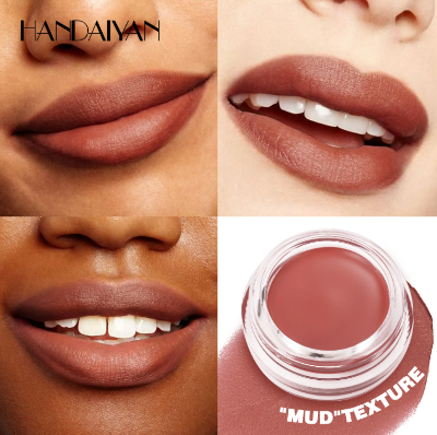 Picture of HANDAIYAN 4 Colors Long-lasting Waterproof Lip Mud Matte Mist Cheek Gel Delicate Soft Texture 2 In 1 Lip Makeup Cosmetics