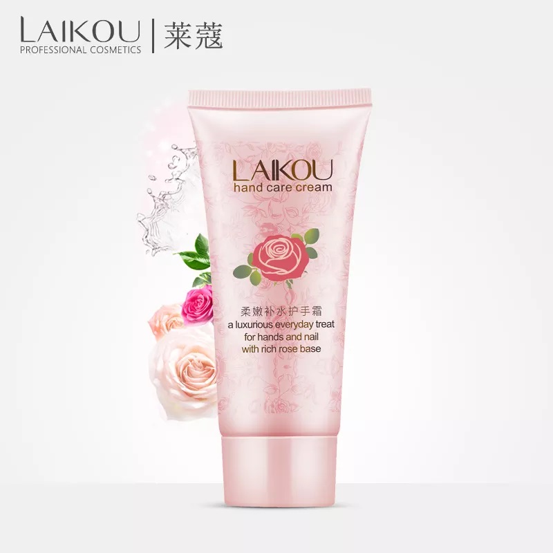 Picture of Laikou tender moisturizing pink rose hand cream- 60g