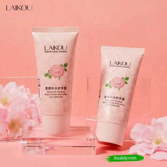 Picture of Laikou tender moisturizing pink rose hand cream- 60g