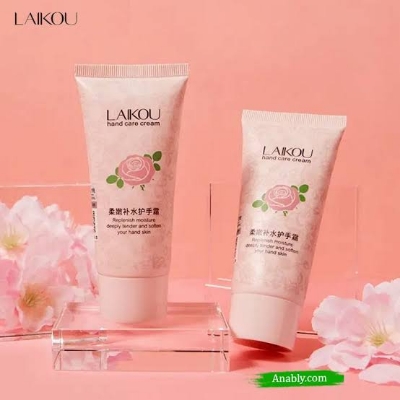 Picture of Laikou tender moisturizing pink rose hand cream- 60g