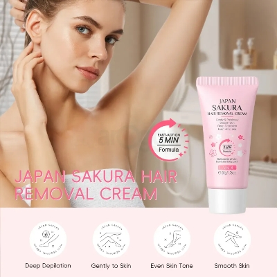 Picture of Laikou Japan Sakura Hair Removal Cream 50g