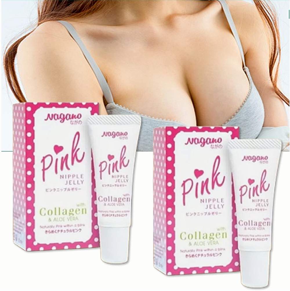 Picture of NAGANO PINK Jelly Lips Nipples Vitam... E Collagen Aloe Vera Whitening Tint 10g