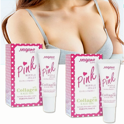 Picture of NAGANO PINK Jelly Lips Nipples Vitam... E Collagen Aloe Vera Whitening Tint 10g