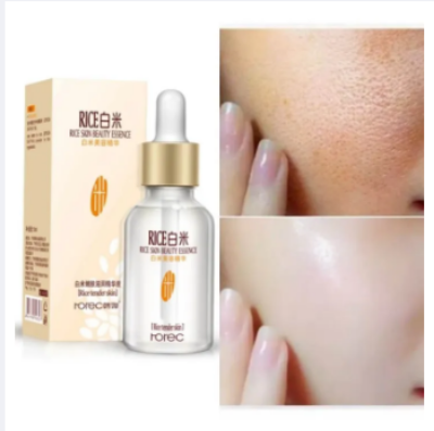 Picture of ROREC White Rice Serum Reduces Wrinkles and Lighten Dark Spots Pore Minimizer Anti- Aging Face Moisturizer Skin Lightening - 15ml