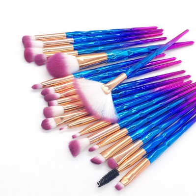 Picture of 20 Diamond Handle Spiral Handle Eye Makeup Brush Professional Eye Shadow Brush suit Makeup Brush Tools Full Set Brush