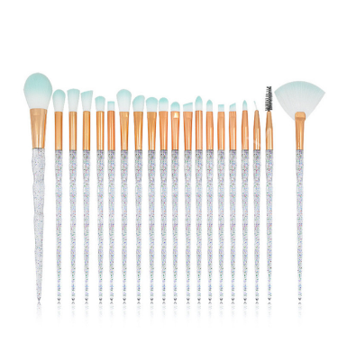 Picture of 20 Diamond Handle Spiral Handle Eye Makeup Brush Professional Eye Shadow Brush suit Makeup Brush Tools Full Set Brush
