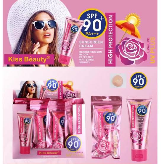 Picture of Kiss Beauty SPF 90++ Sunscreen Cream Sunblock High Protection