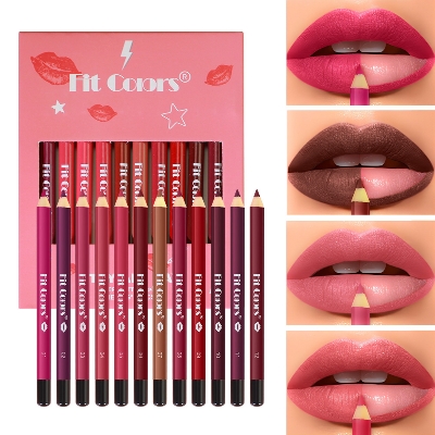 Picture of Fit Colors 12 Pisce Waterproof Matte Lip liner & Lipstick Set