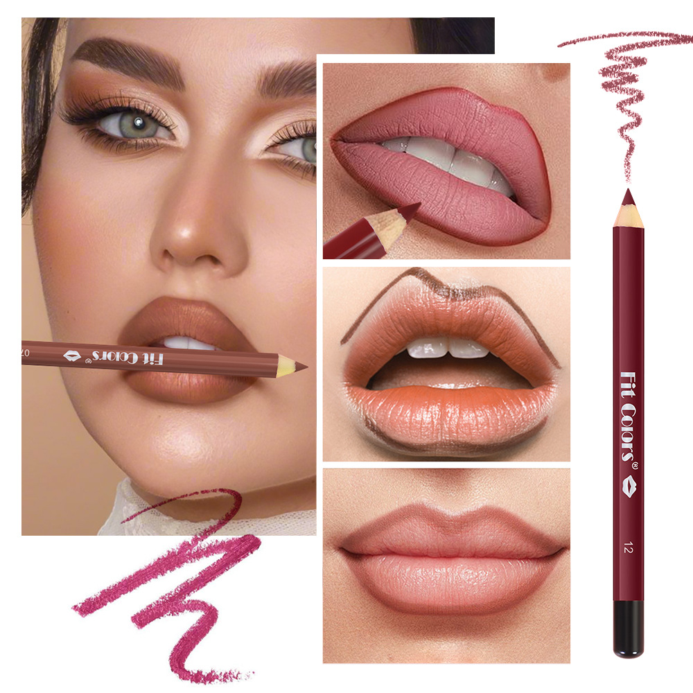 Picture of Fit Colors 12 Pisce Waterproof Matte Lip liner & Lipstick Set
