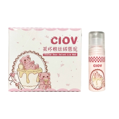 Picture of Ciov 3 Colours Teacup Bear Velvet Lip Mud Set- B