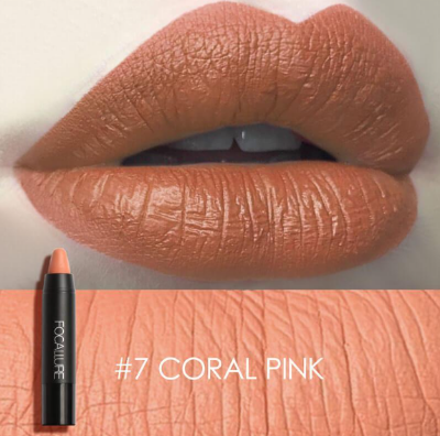 Picture of Focallure™ Matte Lip Crayon #07 CORAL PINK