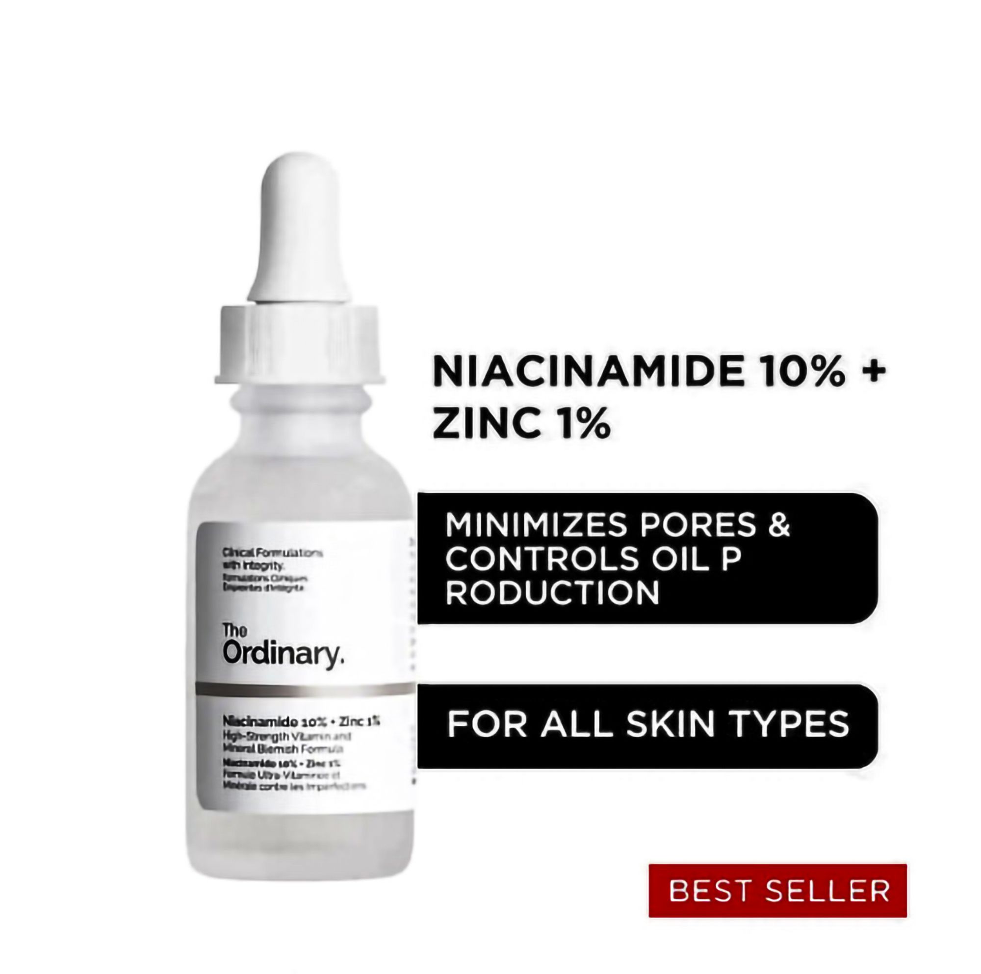 Picture of Niacinamide 10% + Zinc 1%-30 M.L (Double Layer Labelling)