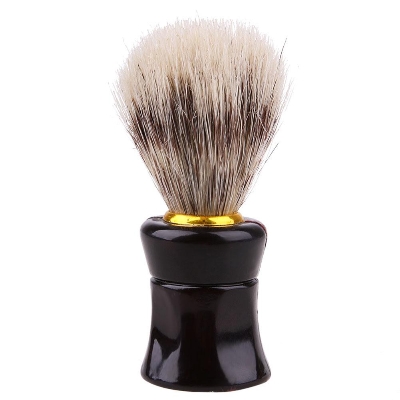 Picture of Men'S Foam Shaving Brush with wooden handle bristles are soft shave foam quickly and easily for thick beards 1 pcs