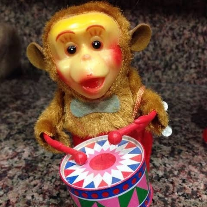 Picture of Beating Drum Monkey toy ,music Light Monkey Dhol Doll-Funny Toy for baby-1