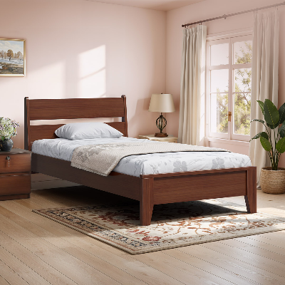  Wooden Bed- Doza-BDH-391-3-1-20 (Single)