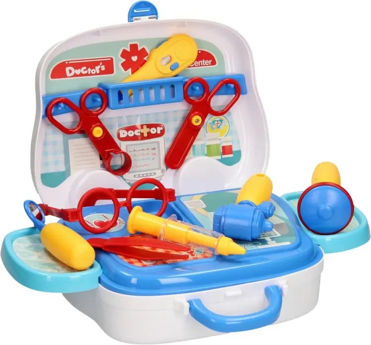 Picture of Doctor set toys for kids. With Car system & Medical accessories.