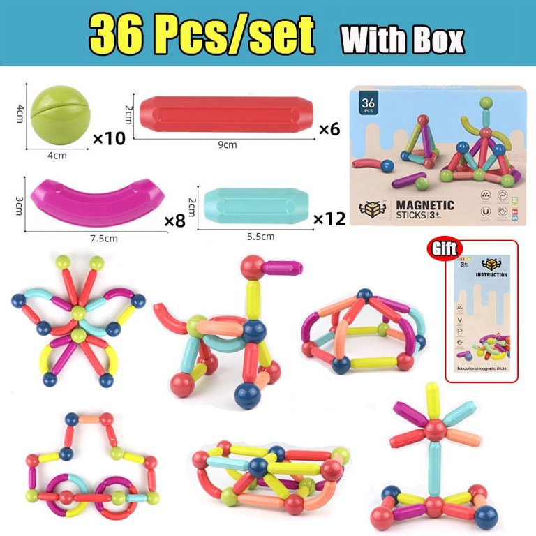  Magnetic Puzzle 36 pcs for Kids Playing and Gifts