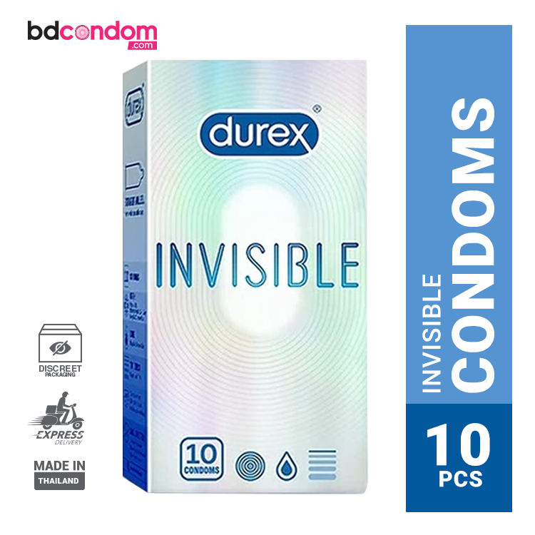 Picture of Durex Invisible Super Ultra Thin Condom - 10Pcs Pack(Thailand)
