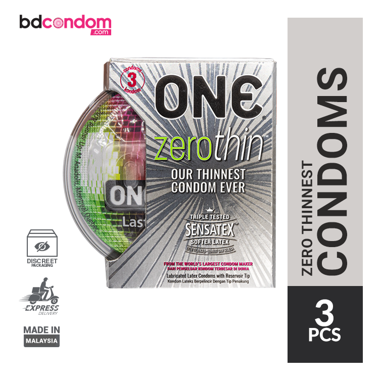 Picture of One Condom Zero Thin Thinnest Condom - 3Pcs Jar(Malaysia)