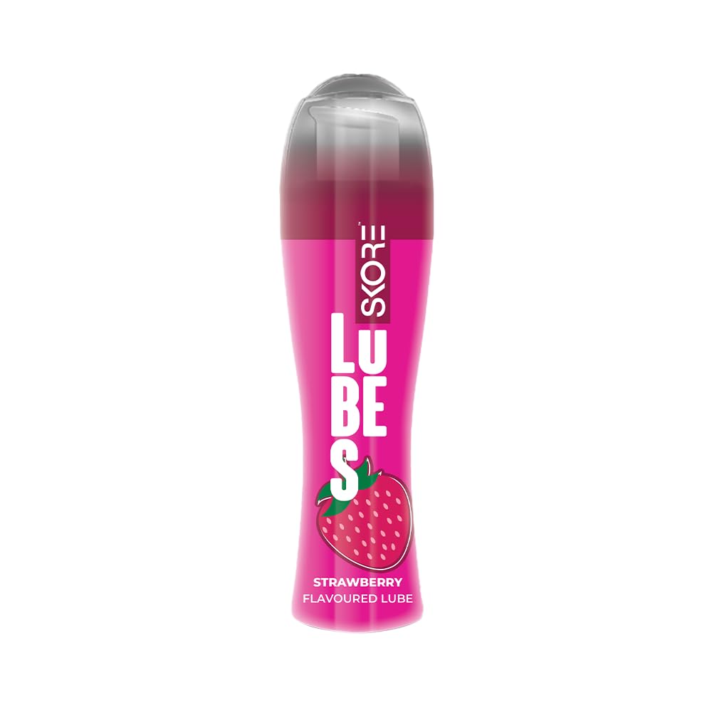 Picture of Skore Strawberry Flavored Water Based Lubricant Gel for Men & Women - 50ml