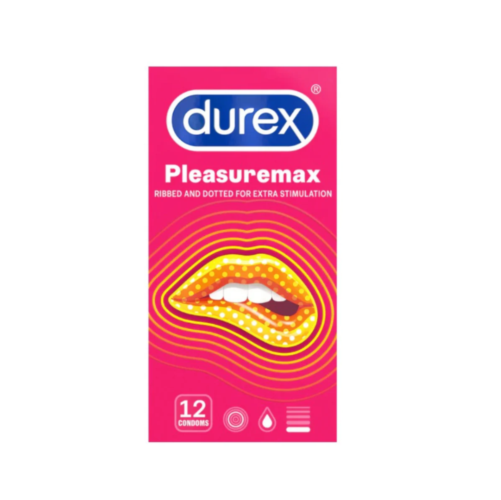 Picture of Durex Pleasuremax Ribbed & Dotted Extra Stimulation Condom - 12pcs Pack(Singapore)