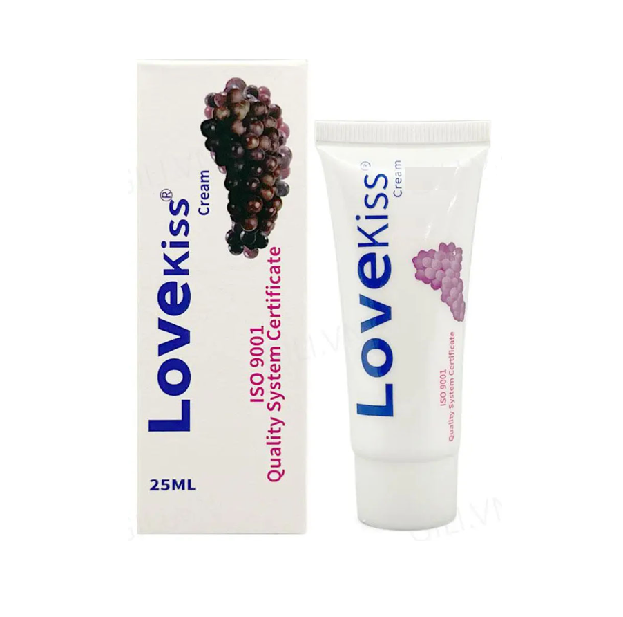 Picture of Love Kiss Grape Flavoured Vaginal Suitable For Oral Anal Lubricant - 25ml