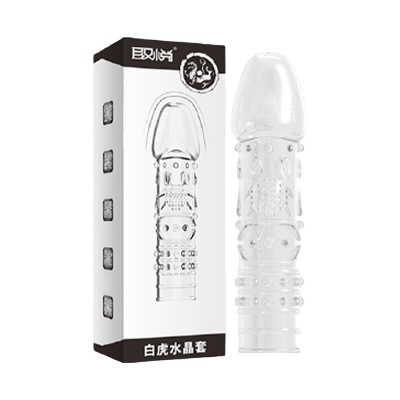 Picture of Dragon Crystal Clear Multi Dooted Griped Reuseable Magic Condom for men