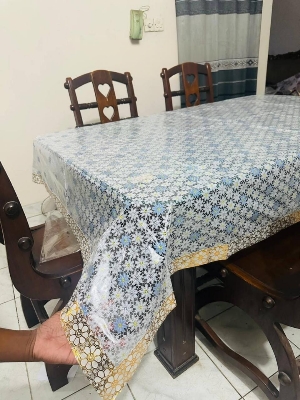 Picture of Transparent & Designed Table Cloth for Dinning Table - BK-457