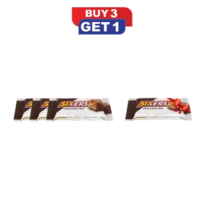 Buy PRAN Sixers Chocolate Coated Bar 20gm Online